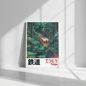 1pc Nostalgic Wall Art Picture Aesthetic Japanese Canvas Prints Paintings Vintage Asian Posters Retro Decor For Bedroom, Living Room, Or Bar Cart ,Dorm,Wall Decor Gift For Her Unframed