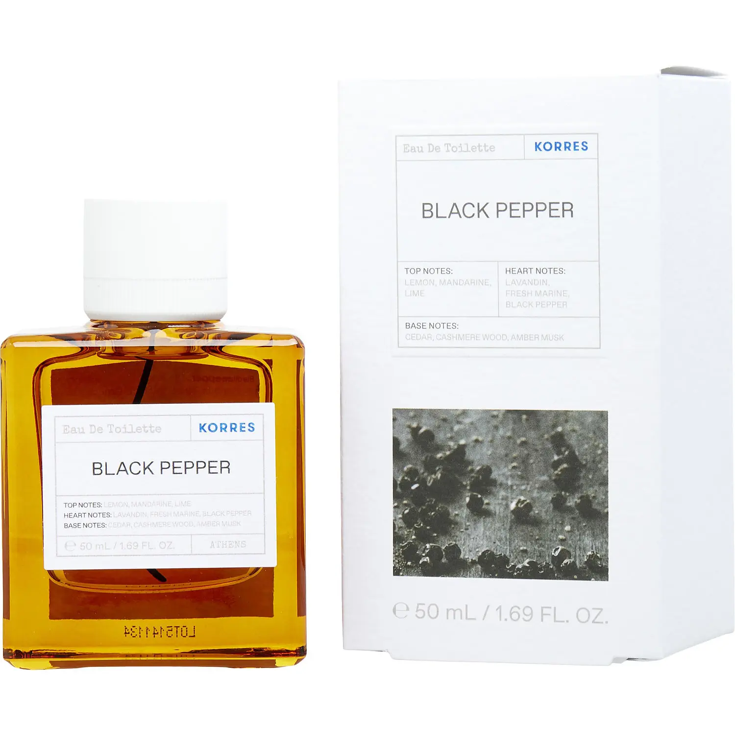 Korres Black Pepper By Korres Edt For Men
