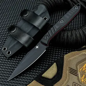 Outdoor Straight Blade Knife, New Fixed Blade Design, High-Quality Camping Tool, Ideal for Fishing, Picnicking, Hiking Activities