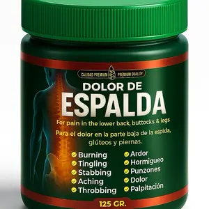 Dolor De Espalda Gel , Pain Reliever Cream for lower back , buttocks , & legs Sciatica, Helps with pain , arnica cream pomada