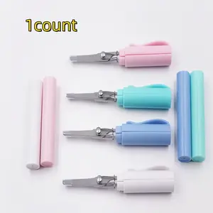 Mini Portable Folding Scissors, Artistic Paper Cutting Tools for School Office Home Use, Multifunctional Stationery, Compact Design for Easy Carrying & Storage, Paper Cutters