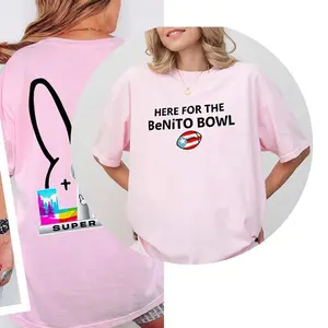 2 Sides BRabbit Bunny x SBowl LX Shirt, Halftime Football 2026 T Shirt, Womenswear Cotton Casual Top