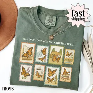 Comfort Colors® Fdt The Only Orange Monarch I Want Shirt Pro Democracy Shirt Anti Authoritarianism Anti Monarchy Anti Tr^mp Tee Resist Shirt