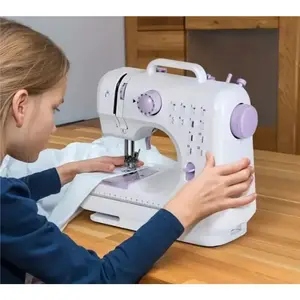 Electric Sewing Machine with 12 Built-In Stitches Portable Crafting Mending Machine for Beginners Lightweight and Easy to Carry Best Gift for Holidays