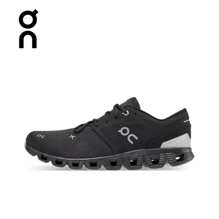On Cloud X 3 All Black Unisex Training Sneakers
