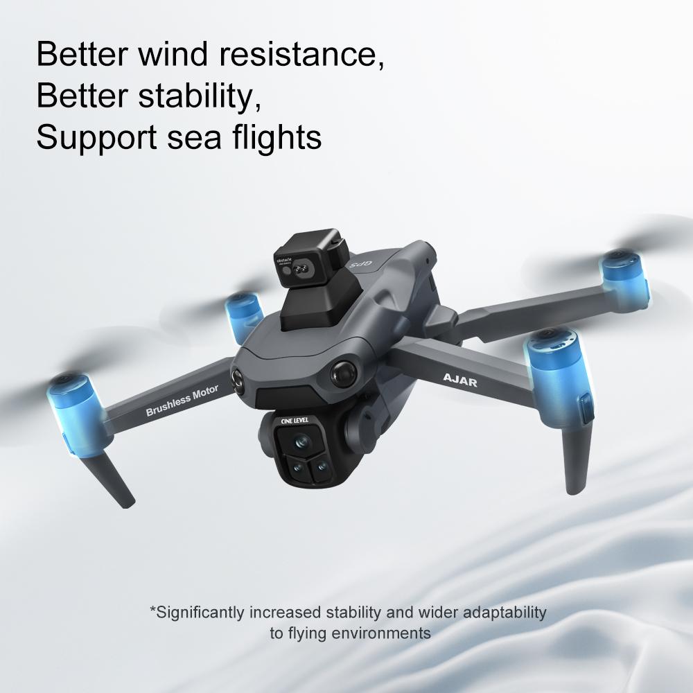 GPS Drone with 8K  Dual Cameras (50fps), 2000m Long Range, Large Screen Remote Controller, Auto Low Power Return, 244g Lightweight Quadcopter, 100m Max Flight Altitude, Lithium-Polymer Battery, 2 Batteries