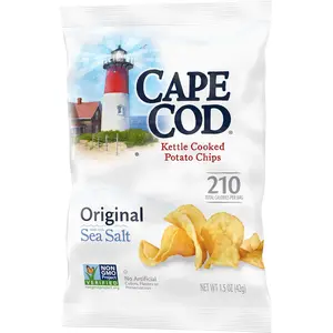 Cape Cod Original Kettle Cooked Potato Chips 1.5 oz Bags, 24 Pack