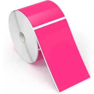 3 x 5 Inch Labels for Storage Bins Removable Vinyl Rectangle Moving Labels for Boxes 500 count Adhesive Color Coding Stickers  for  Classroom Office Warehouse, Fluorescent