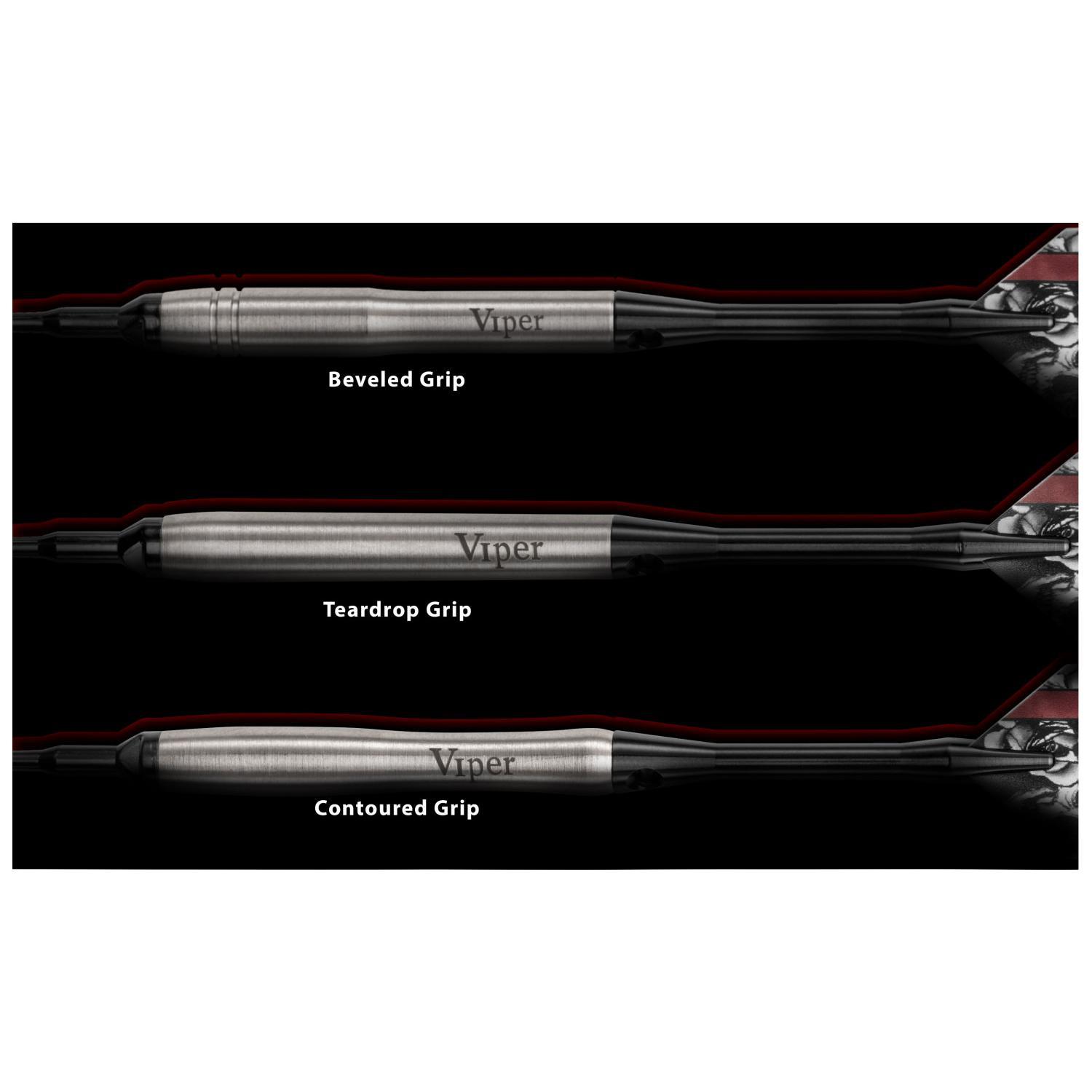 Viper Sinister Darts 95% Tungsten Soft Tip Darts Grooved Barrel 18 Grams
