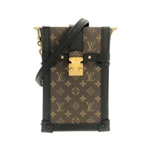 Pre-owned Louis Vuitton Canvas Shoulder Bags Monogram Pochette Trunk Vertical Shoulder Bag