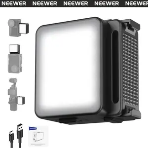 NEEWER BASICS M20 Magnetic Mini Light for DJI Osmo Action 3/4/5 Pro – IPX5 Waterproof Portable LED Video Light with Built-in Rechargeable Battery, Adjustable Brightness for Vlogging, Action Camera & Outdoor Shooting