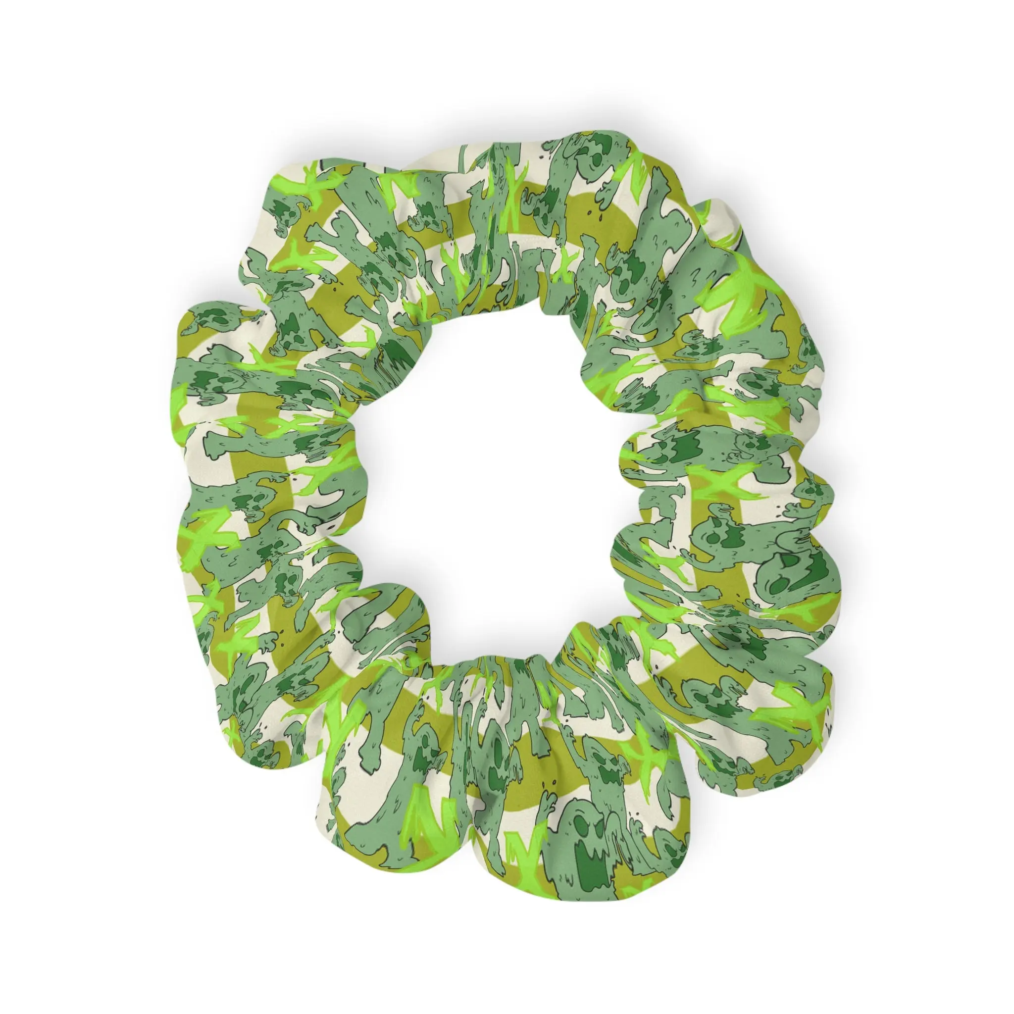 Swamp Monster Scrunchie | 90s Nostalgia | Durable Polyester