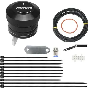 Motorcycle Chain Oiler Lubricator Auto Hand Control Motorbike Oil Cup Part Black