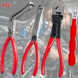 Vehicle Electrical Disconnect Tool Set (4 Pieces), Car Wiring Connector Separation Kit, Soft Hose Clamp Removal Tools