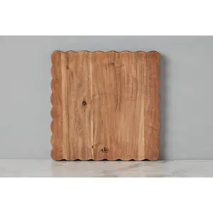Scalloped Cutting Board, Large Square