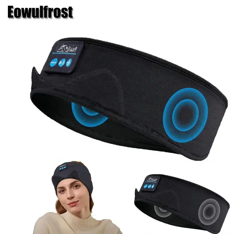EOWULFROST Wireless Sleep Headphones Headband, Ultra-Thin HD Stereo Sports Earbuds, Ideal for Exercise, Running, Relaxation, Cool Gadgets, Unique Gifts