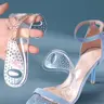 Clear Silicone Anti-slip High Heel Insoles, 1 Pair Arch Support Shoes Insoles with Heart Decor, Sandals Insoles for Women Footwear Non Slip Insole, Insoles For Heels