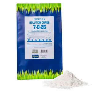 Supply Solutions 7-0-26 Organic Fertilizer 7% Nitrogen 26% Potash Derived from Soy Protein Hydrolysate & Sulfate of Potash 20 Pounds for Vegetable Garden & Tomato Plants