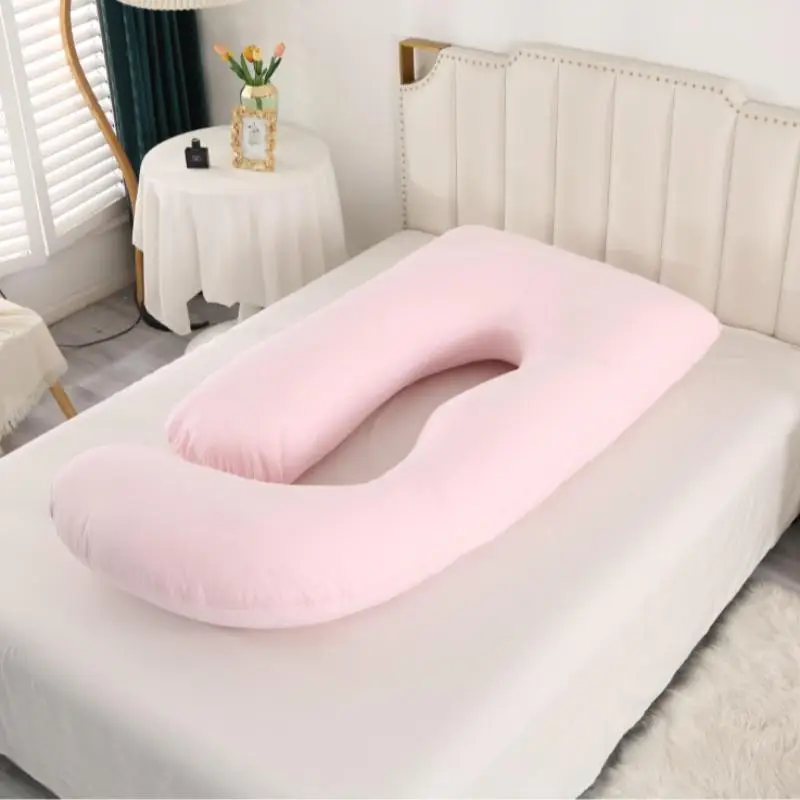 J-shaped Maternity Pillow, Soft Head & Neck Support Pillow for Christmas Gift, Maternity Body Pillow for Side Sleeping, Soft Pregnancy Pillow for Head