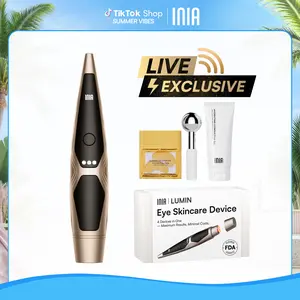 【LIVE EXCLUSIVE】INIA LUMIN 4-in-1 Eye Skincare Wand – 3 Mins a Day for Fewer Lines in 14 Days & Less Puffiness in 21, FDA-Cleared, Spa-Level Results at a Fraction of the Price, Lift & Brighten Eyes in Just Weeks