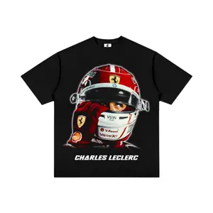 Comfort Colors Charles Leclerc “Locked In” Graphic T-Shirt, Formula Racing Retro Sports Streetwear Tee Vintage F1 Aesthetic Style, Unisex Fan Outfit for Men Women, Soft Washed Cotton Shirt Casual Track Wear