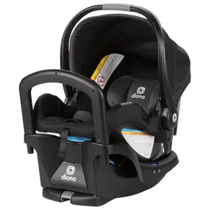 Diono LiteClik 30 R SafePlus Infant Car Seat with Base, Rear-Facing 4–30 lbs, Infant Insert & UPF 50+ Canopy
