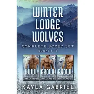 USED-Winter Lodge Wolves Complete Boxed Set - Books 1-3: Large Print by Gabriel, Kayla (Paperback)