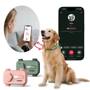 PetPhone for Dogs & Cats – 2-Way PetChat, Global GPS Tracker with Geofencing Alerts, Real-Time Tracking, Wellness Monitoring, Pet Finder, IP67 Waterproof, Up to 5 Days