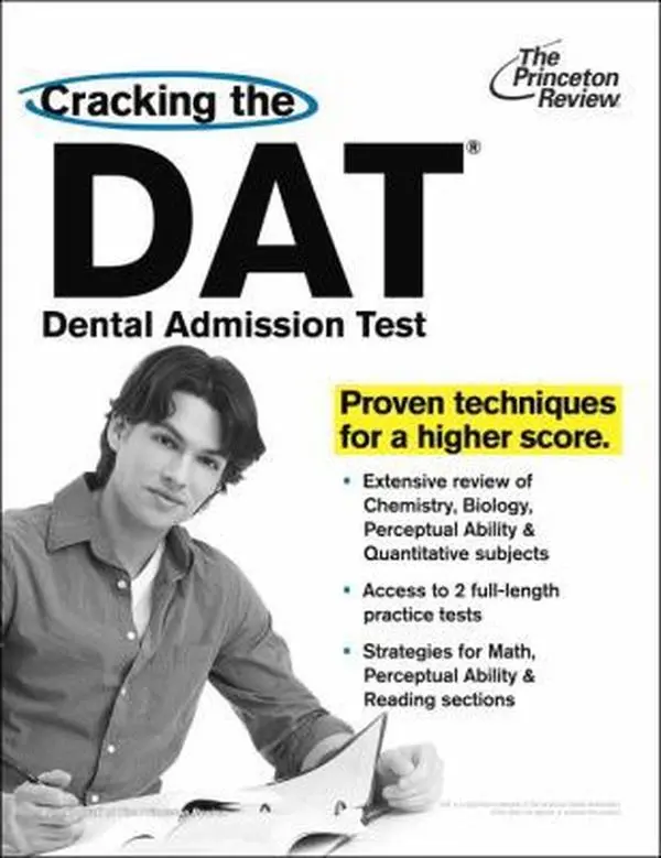 USED Book - Cracking the DAT (Dental Admission Test): The Techniques, Practice, and Review You Need to Score Higher (Graduate School Test Preparation) by Princeton Review (Paperback) - english