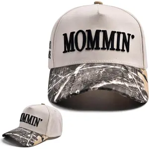 P&P Mommin Trucker Hat for Women and Men, Embroidered Mom Baseball Cap, Adjustable Canvas Snapback Baseball Cap valentine gift