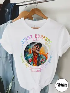Jimmy Buffett Memorial Shirt, If There's A Heaven for Me I'm Sure It Has A Beach Attached Men T-shirt, FULL SIZES, FULL COLORS, FOR MEN, FOR WOMEN