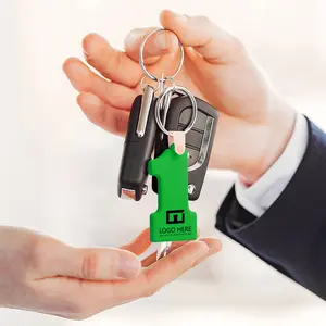 Printed Number One Custom Soft Keychains