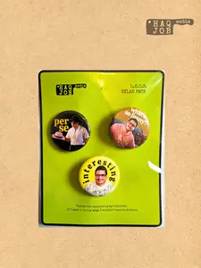 Love on the Spectrum Dylan Pack Set of 3 buttons...