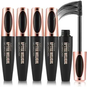 4D Silk Fiber Lash Mascara Extension Voluminous Fiber Mascara Waterproof & Smudge-Proof Mascara Long-Lasting No Flaking Natural No Clumping,All Day Exquisitely Full (1 Pack) springtok