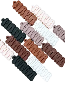 MAMA Keychain - Neutral Collection - Chunky Design with Keyring - Lightweight & Super Cute - Perfect for Diaper Bags, Keys, or Purse - Gift for Mamas key chain