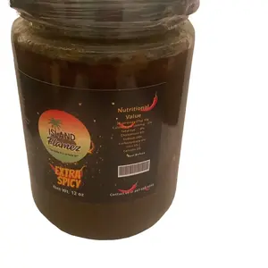 Island Flamez Extra Spicy Sauce for Meats, Seafood, Veggies and Pastas – Perfect Flavor & Dip