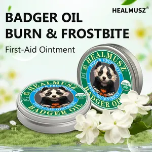 First-Aid Ointment for Burn &Frostbite - Badger Oil Infused Wind, Cold &Chapping Protection, All-Natural Moisturizer for Extreme Cold Weather & Outdoor Activities
