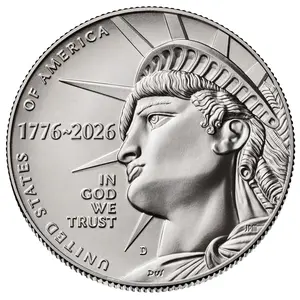 250th Commemorative Coin, 1776-2026 Semi-Centennial Half Dollars, In God We Trusth Coins, Pattern American Challenge Coin, America 250 Years Merchandise for Celebration & Gifts