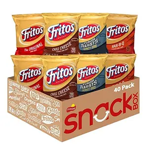 Fritos Corn Chips Variety Pack, Assortment May Vary, 1 Ounce (Pack of 40) Fritos Corn Chips Variety Pack, Assortment May Vary, 1 Ounce (Pack of 40)