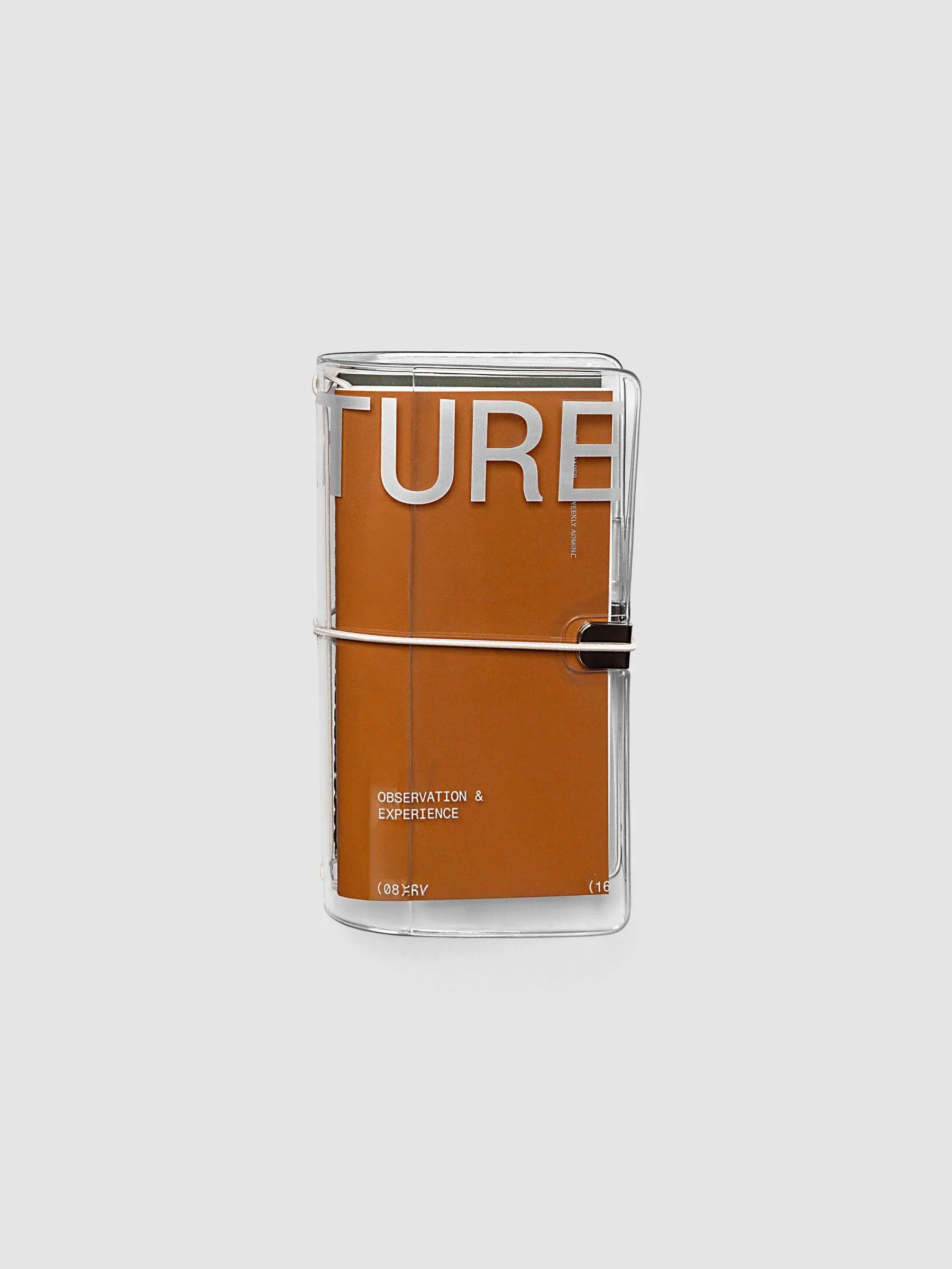 Aperture Travel Notebook Cover | Clear Vinyl Aperture Travel Notebook Cover | Clear Vinyl