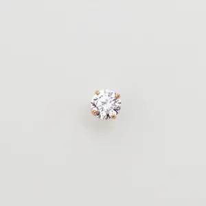 .925 Sterling Silver Gold Plated Stud Earrings