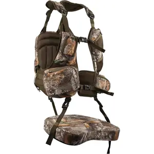 Turkey Vest, Ultra Lightweight Turkey Hunting Vest under 2 lbs, Adjustable Frame with Seat Cushion, Silent Gear for Men Women Kids, Compact Turkey Vest with Multi-Pocket Storage