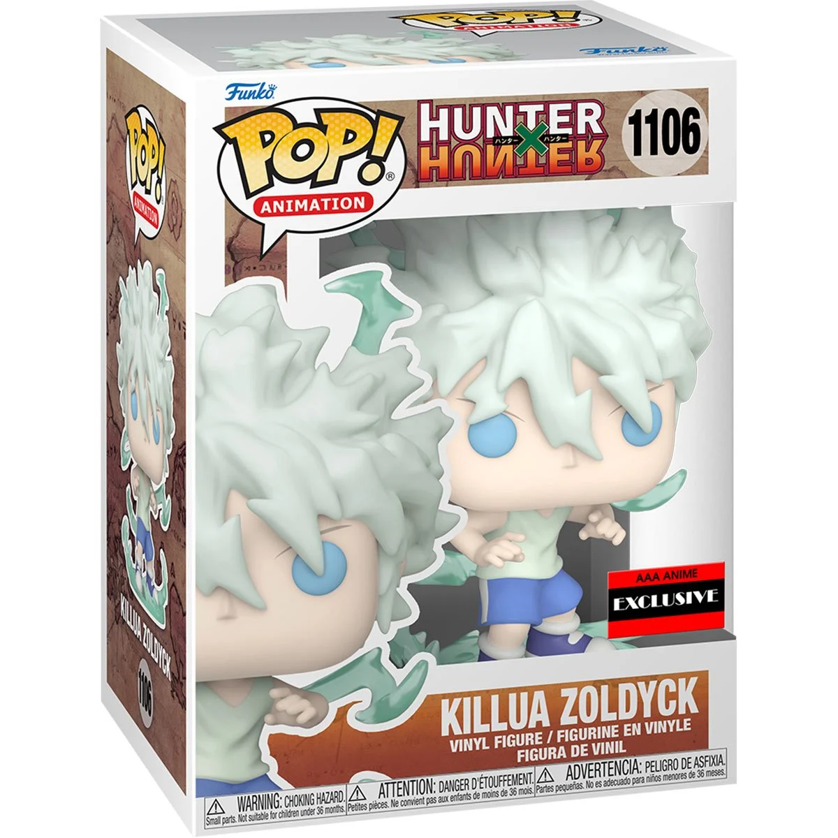 Hunter x Hunter Killua Zoldyck Godspeed Funko Pop! Vinyl Figure #1106 - AAA Anime Exclusive