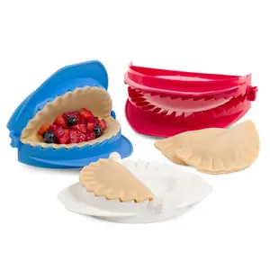 3pc Dough Press Set – Set of 3 Pie, Empanada, and Dumpling Presses, Easy-to-Use, Durable, BPA-Free