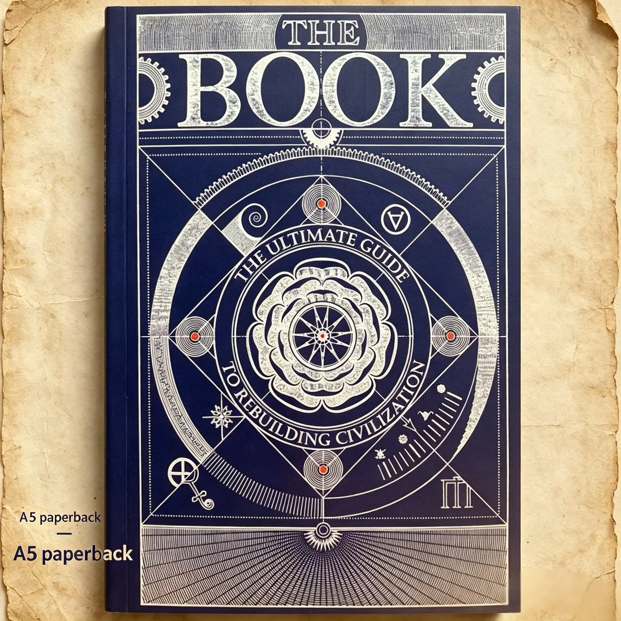The Book. The Ultimate Guide to Rebuilding a Civilization -【A5 Paperback】Inspirational Science Books for Adults- Unique Artifact - Knowledge Encyclopedia with Over 400 Pages of Detailed & Catchy Illustrations