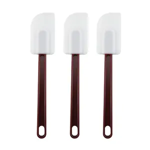 3Pack Spatulas Silicone Heat Resistant, Spatula Silicone , Rubber Scraper Spatula 10 Inches, Kitchen Use A