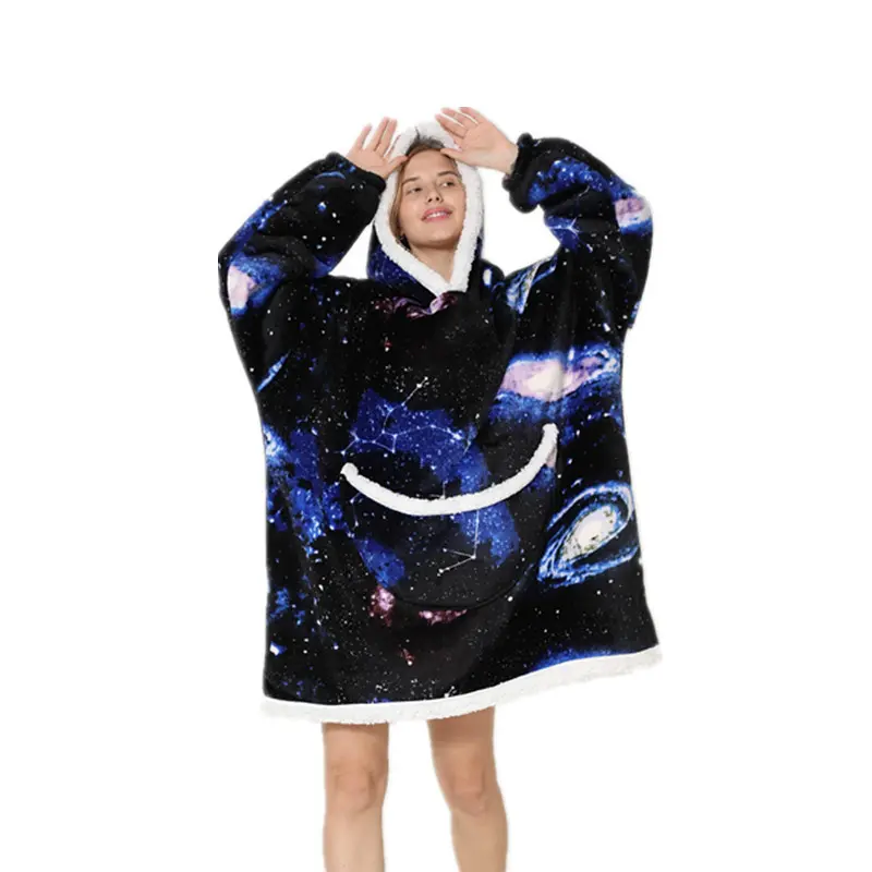 Cute Avocado & Cow Print Hoodie Blanket Oversized Wearable Sweatshirt Pullover, Summer Air-conditioned Room Comfortable Hoodie Nightgown with Big Pocket, Back to School Supplies Cute Avocado & Cow Print Hoodie Blanket Oversized Wearable Sweatshirt Pullover, Summer Air-conditioned Room Comfortable Hoodie Nightgown with Big Pocket, Back to School Supplies