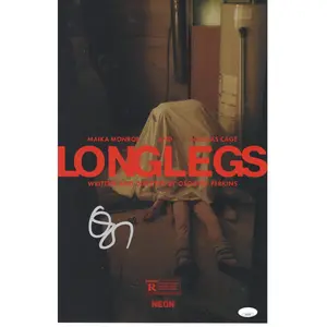 Osgood Oz Perkins signed 11x17 Poster Director, Writer - Longlegs