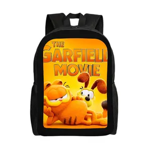 Garfield-Backpacks for Girls, Cute School Backpack, Aesthetic Bookbag for Teens, Lightweight Classic Backpack for Travel, Work, Picnic A-12
