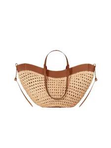 New Handwoven Straw Bag, Casual Large Capacity Beach Bag, Simple Shoulder Bag, Trendy Summer Accessory, Perfect for Travel and Daily Use, Bohemian Straw Bag